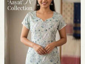 Archilana Aayat Collection Printed Cotton Kurti